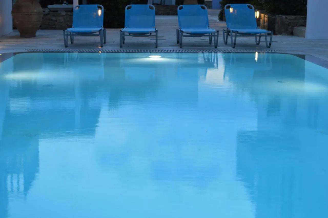 Blue Heart Mykonos Up To 10 People Best Location Mykonos Town 0*,