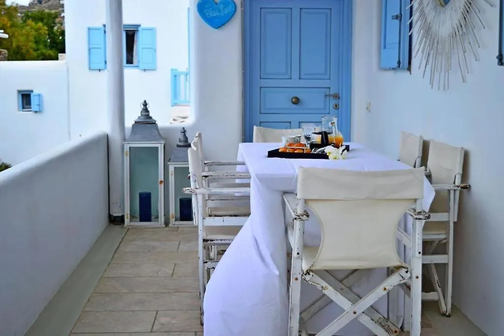 Blue Heart Mykonos Up To 10 People Best Location Mykonos Town Dom wakacyjny